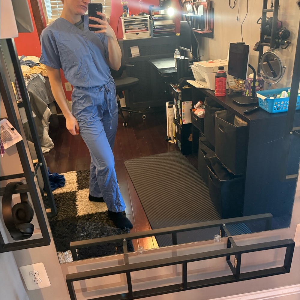 Blue Scrub Set - Picture 3 of 4